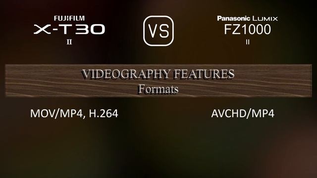 Fujifilm X-T30 II vs. Panasonic Lumix FZ1000 II: A Comparison of Specifications смотреть онлайн