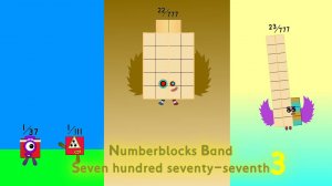 Numberblocks Band Seven hundred seventy-seventh 3