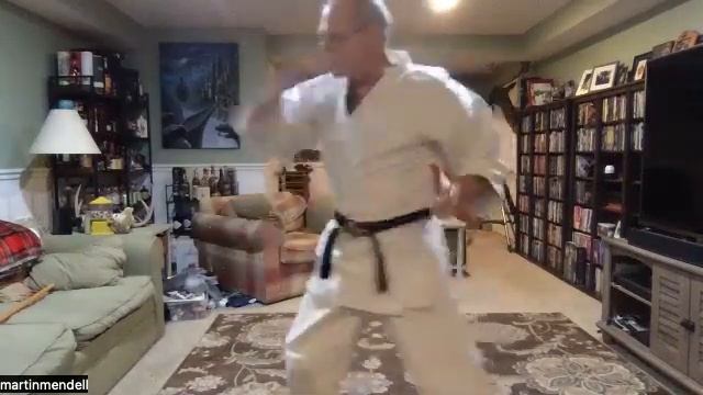 JSKA Virtual Dojo 2/28/23 Marty Mendell class. Stretching and kata bunkai смотреть онлайн