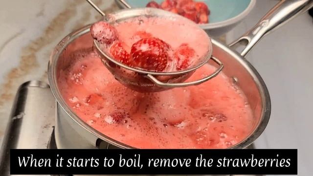 HOW TO PREPARE THE STRAWBERRY JAM AT HOME