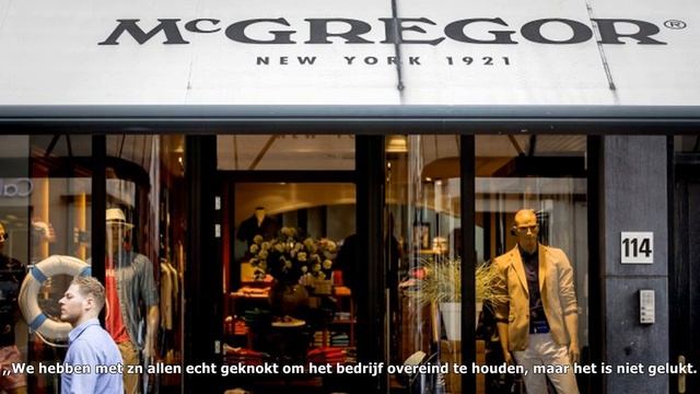 Modegroep gaastra en mcgregor vraagt uitstel betaling aan смотреть онлайн