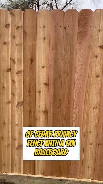 6.5’ tall cedar fence - cedar privacy fence смотреть онлайн