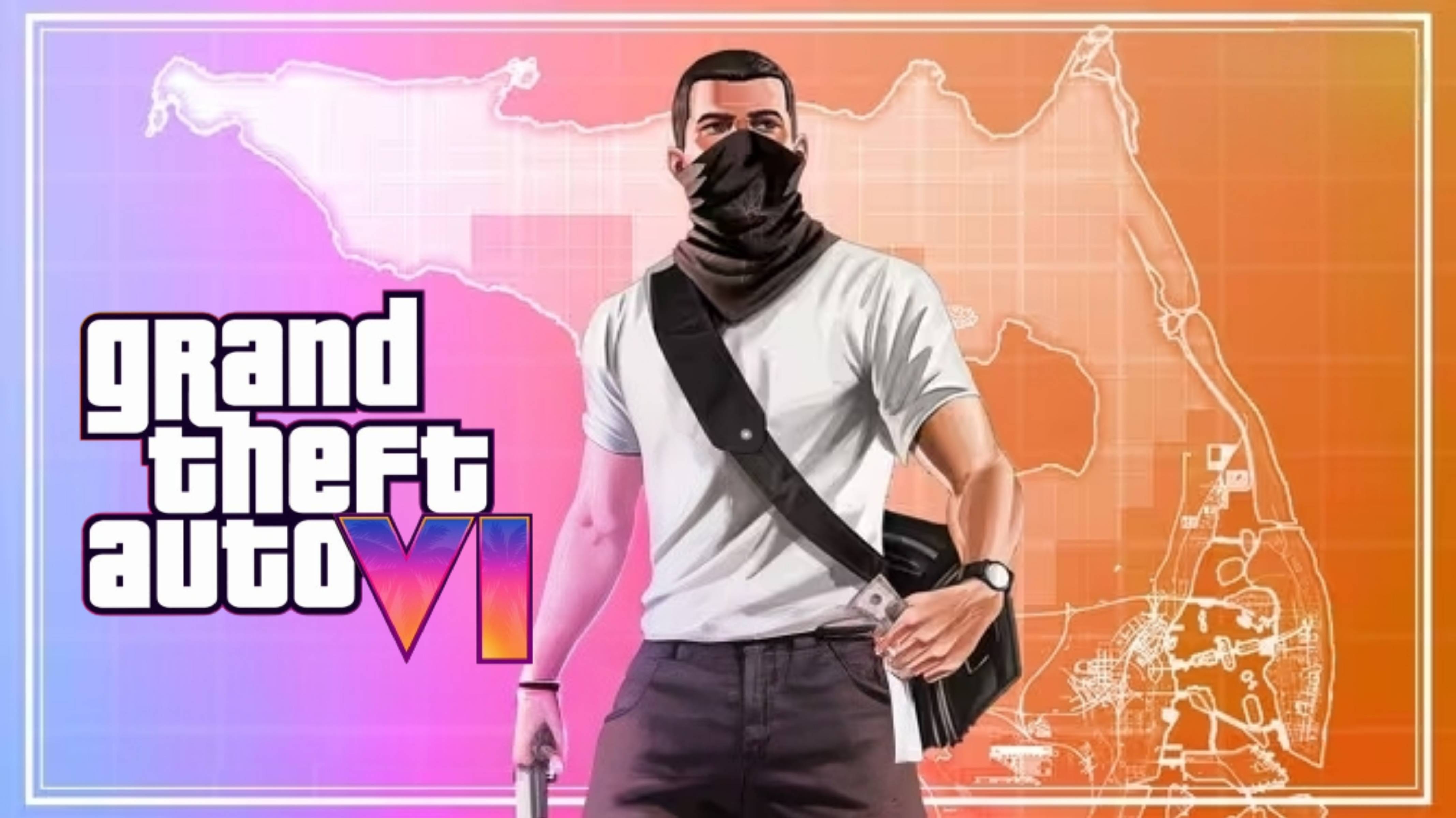 По кусочкам собрана карта GTA 6 из трейлера и сливов GTA 6 смотреть онлайн