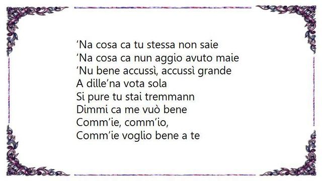 Vanessa Paradis - Tu si na cosa grande Lyrics смотреть онлайн