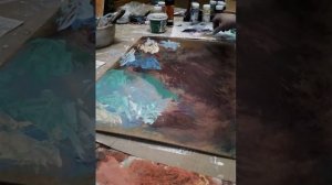 Грунтовки оргалит# акрилом грунтовала# проба акрилом загрнтовать как мраморная техника # картина аб