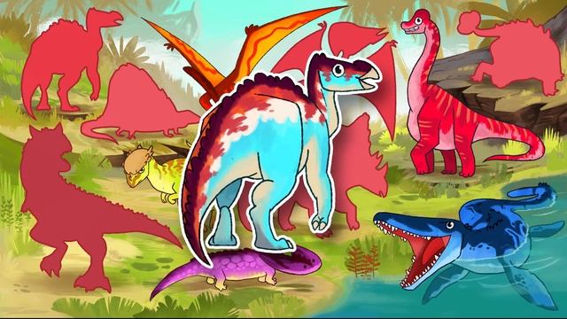 Learn Dinosaurs For Kids | Learning Dinosaur Names | Carnotaurus Brachiosaurus | Club Baboo