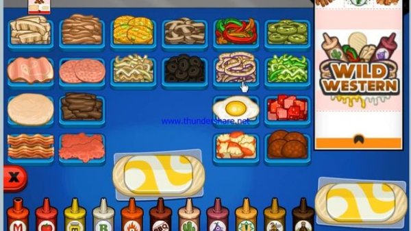 Papa's cheeseria - how to play- how to build perfect sandwich