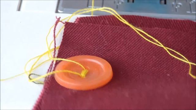 How to Sew on a Button with Sewing Machine. Button Sewing Foot смотреть онлайн
