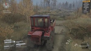 Трактор Т-16. Чуть не утопили трактор в болоте. Оффроуд на тракторе в игре Spintires: MudRunner