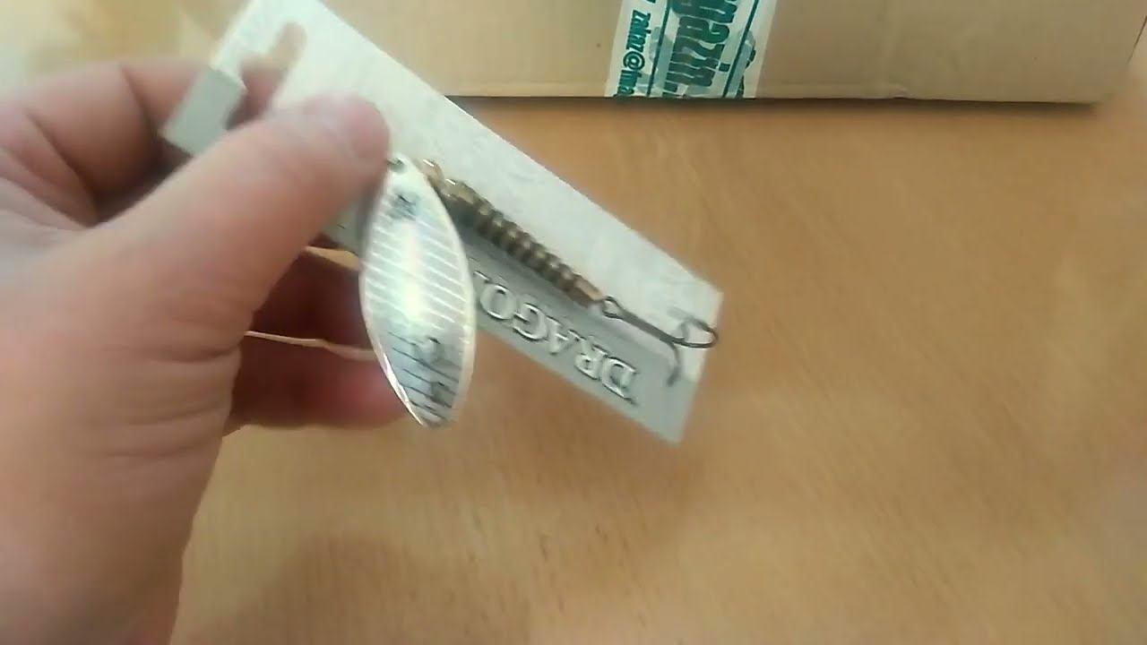 Распаковка посылки с блесной Dragon Tiger