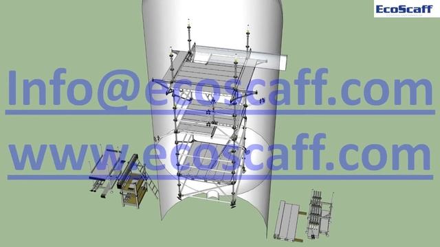 RINGLOCK INTERNAL FLASH TANK VESSEL SCAFFOLD INSTALLATION смотреть онлайн