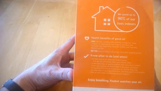 Unboxing - Foobot,the smart home indoor air monitor. #Air #Quality #tech смотреть онлайн