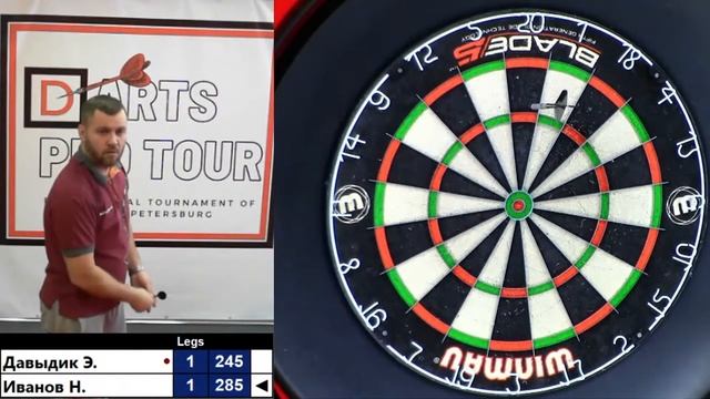 Darts pro tour 13.02.2021 / 13:00 Давыдик Э - Иванов Н смотреть онлайн