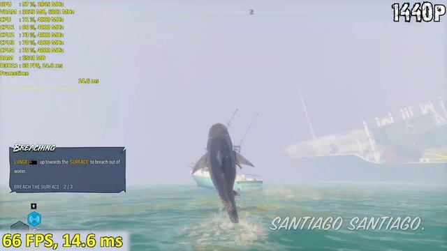 Maneater - GTX 1650 SUPER - 1080p - 1440p - 4K