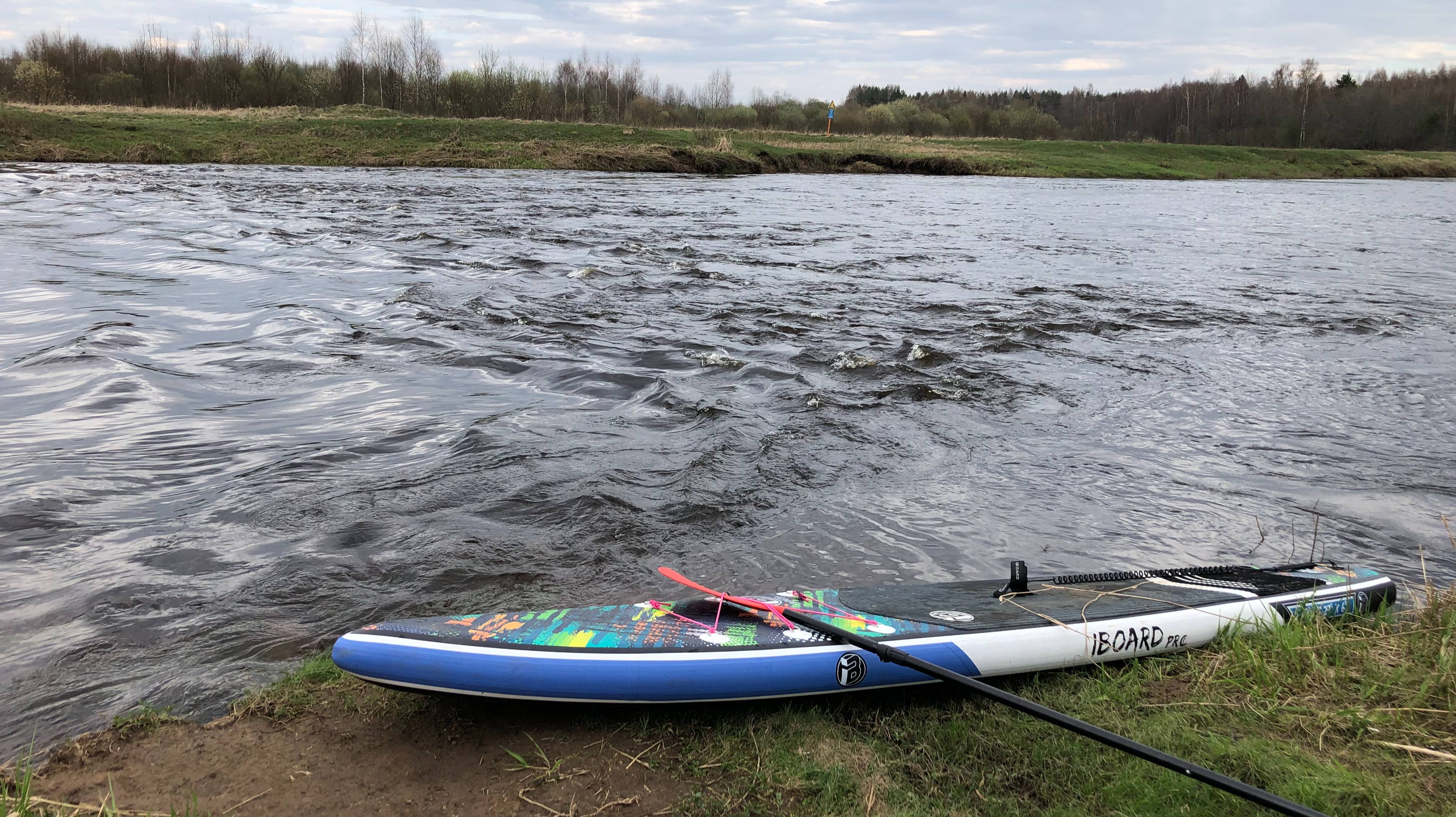Траверс переката на Сапборде