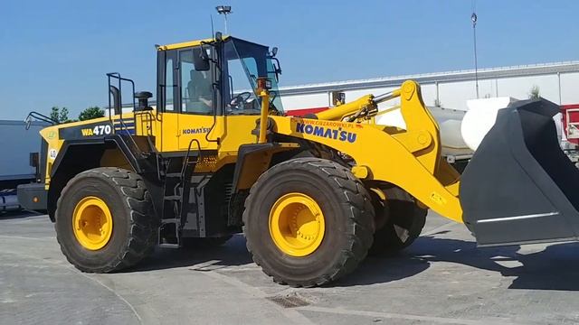 KOMATSU WA470 6 WHEEL LOADER смотреть онлайн
