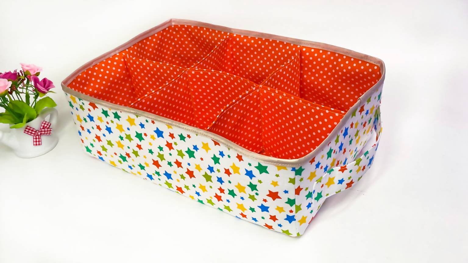 Мастер класс 🧵 Как просто сшить текстильную коробку с ячейками для хранения домашних вещей смотреть онлайн