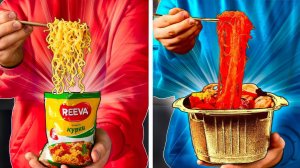 ультра ДОРОГАЯ vs ультра ДЕШЕВАЯ ЛАПША БЫСТРОГО ПРИГОТОВЛЕНИЯ ВАНЗАЙ vanzai в 4K