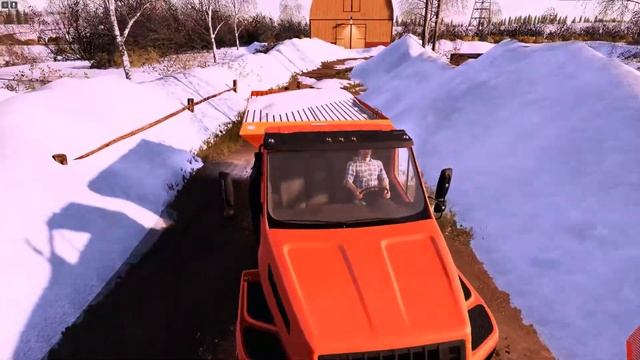 FS 19Карта Балдейкино Освобождаем деревню от снега.. смотреть онлайн