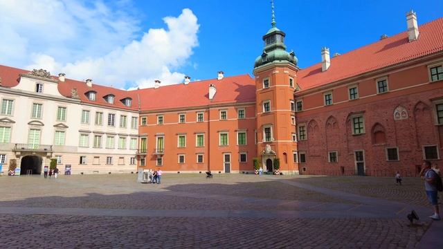 Королевский замок,Замковые сады Варшава,Dji pocket 2 смотреть онлайн