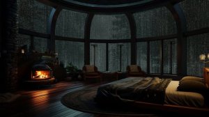 Дождь и огонь 🌧️ Шум дождя для релаксации, концентрации и глубокого сна