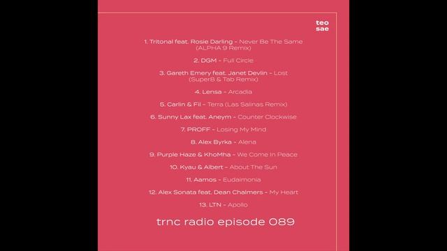 trnc radio episode 089 | 60 min mix of the world's best trance music смотреть онлайн