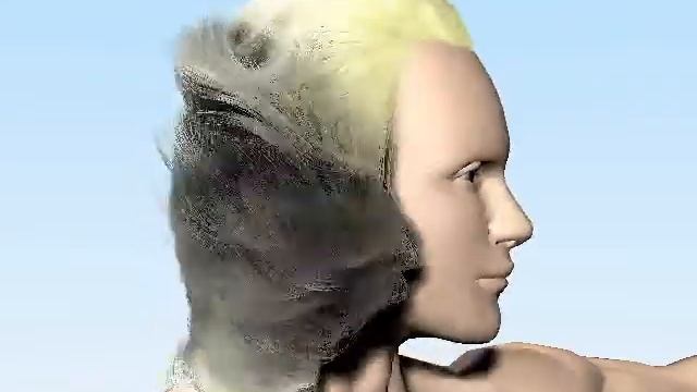 Blondie hair Blender 3d смотреть онлайн