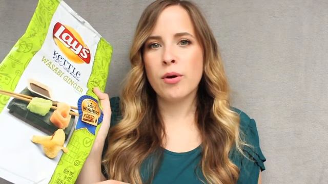 Snack Day: Lays Wasabi Ginger Chip Review | Heather Pickles смотреть онлайн