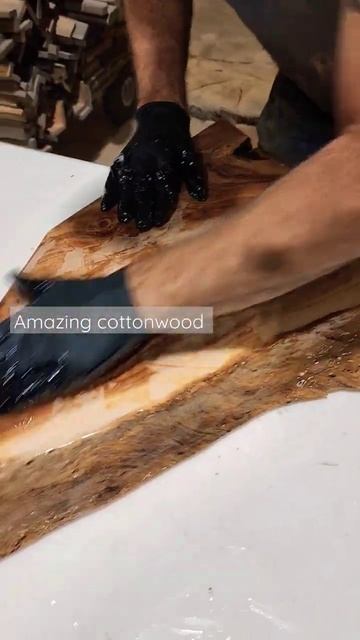 Amazing Cottonwood From #fusionflatworks #burl #rivertable #epoxy #epoxyrivertable #epoxyart