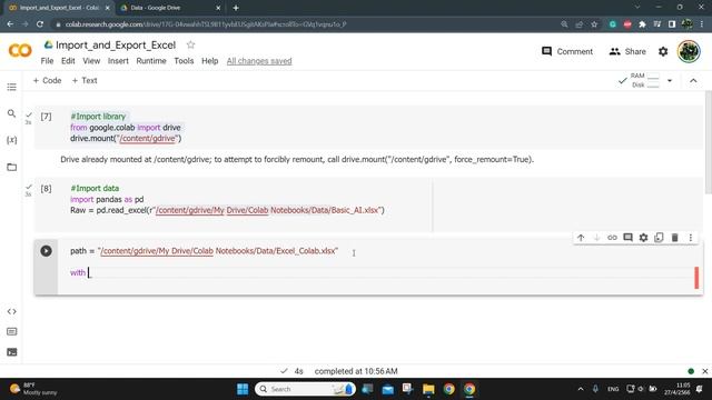 Export Excel File Google Colab смотреть онлайн