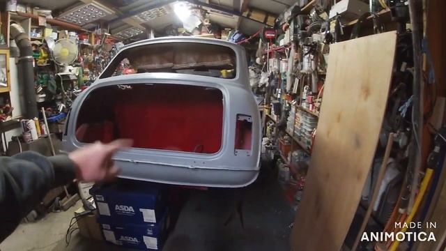 classic mini - boot lid work and primer on rear смотреть онлайн