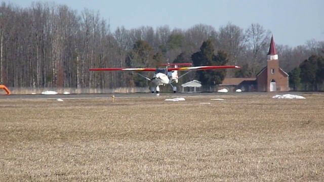 ALLEGRO 2000, N44440 Landing At KHWY On 3/8/10 At 1510.