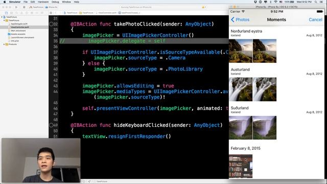 How to Take Photo with Camera in iOS | Swift Tutorial | Episode #56 LIVE смотреть онлайн