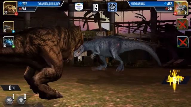 TYRANNOSAURUS REX VS AEROTITAN II Dinosaurs Battle II Game Jurassic World II Dinosaurs Book смотреть онлайн