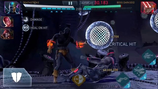 Heroic 6 Boss Darkseid Down + Rewards Injustice 2 Mobile