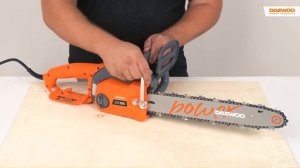 Правильная установка цепи на пилу. Цепные пилы DAEWOO