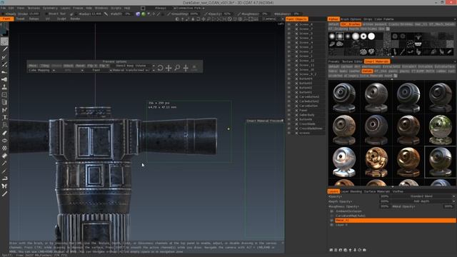 Lightsaber - Quick texturing using 3Dcoats Smart Materials смотреть онлайн