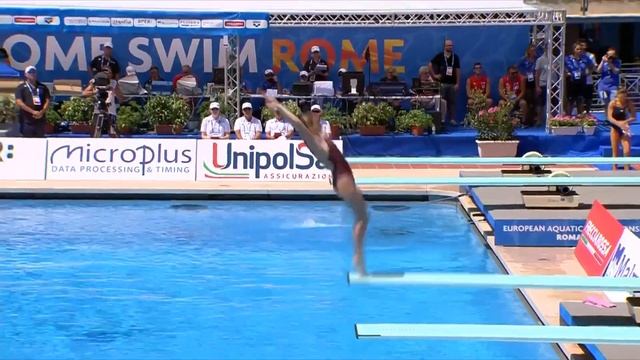 Anna Arnautova (Ukraine) || 1m Springboard || European Championships 2022 смотреть онлайн