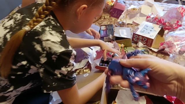 День рождения Настасьи.Вскрываем подарки. смотреть онлайн