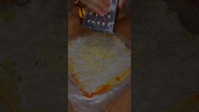 Салатик с КРАСНОЙ РЫБКОЙ ✅️ к праздничному столу. Готовимся к Новому Году‼️ #shortvideo #еда#рецепт