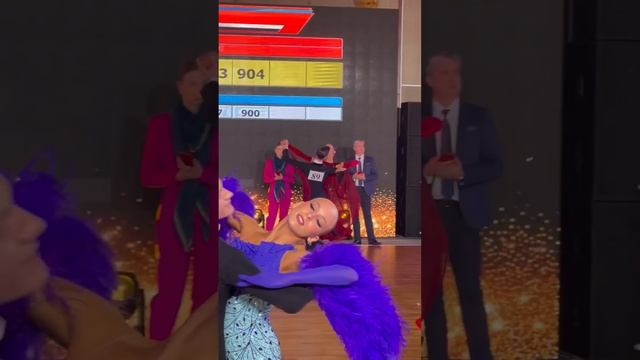 Никита Башинский Анна Добровольская. Slow Waltz. Молодежь1. ЧМ по 10 танцам. SILKWAY 2024 Astana KZ