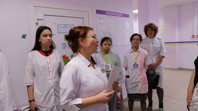 Мастер-класс в детской поликлинике №37 Красносельского района СПб апрель 2025 год