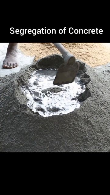 What is segregation in concrete? #shorts #ytshorts #civiltutor смотреть онлайн