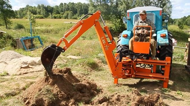 Работа экскаватор LW 7E