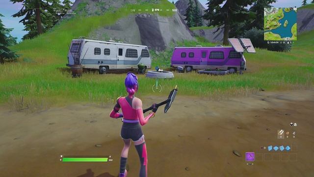 Decorate Shell Or High Water And Happy Campers With Flamingo Lawn Ornaments - Fortnite Week 14 Ques
