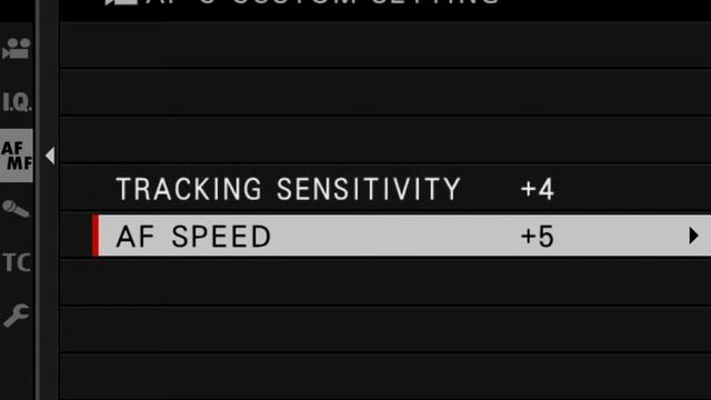 Настройки автофокуса в видео - Fujifilm