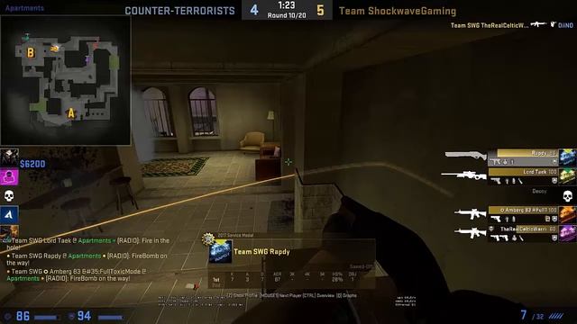 Back again! | CS:GO Operation Hydra MM #4 Team SWG смотреть онлайн