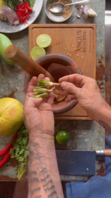 THAI BEEF SALAD Using Hanger Steak #shorts #short #youtubeshorts