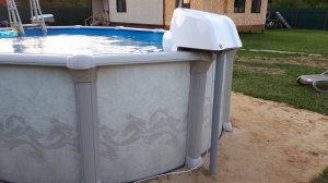 Каркасный бассейн с противотоком. Сделать навесной противоток в бассейне на даче своими руками