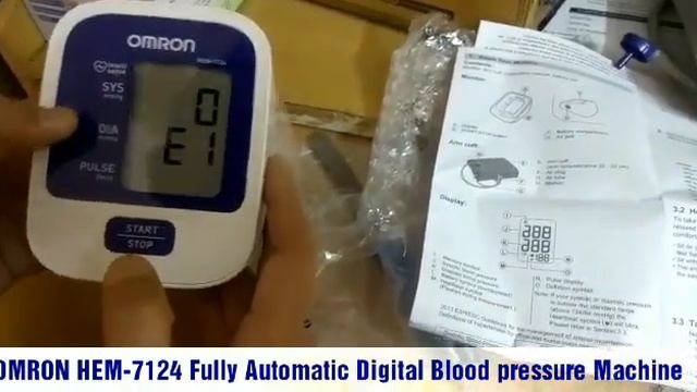 Best Automatic Blood Pressure Machine| Omron HEM-7124 смотреть онлайн